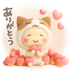 [LINEスタンプ] きぐるみ団♡挨拶とあいづち（修正再販）