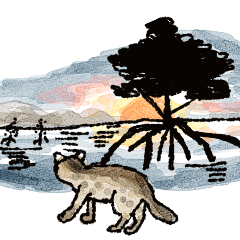 [LINEスタンプ] 西表島で会いましょう