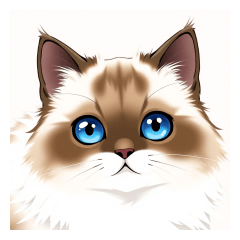 [LINEスタンプ] ペットの可愛いヒマラヤン