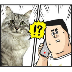 [LINEスタンプ] 猫が地獄のミサワとコラボ