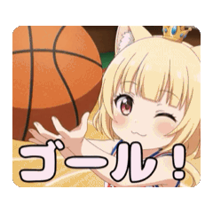 [LINEスタンプ] バスケはちみアニメーション