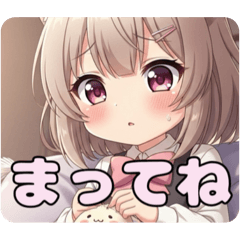 [LINEスタンプ] お裁縫スタンプ(みなみ＆ありさ)