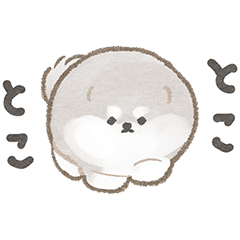 [LINEスタンプ] アラスカンマラミュートの赤ちゃん