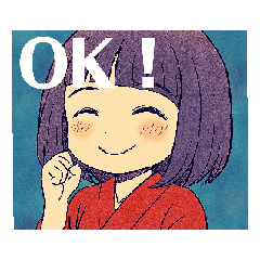 [LINEスタンプ] 動く！座敷わらしちゃん。