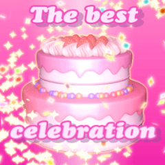 [LINEスタンプ] 飛び出す！最高のお祝い！