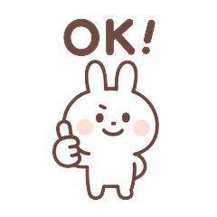 [LINEスタンプ] ゆるくて可愛いウサギのスタンプ40選