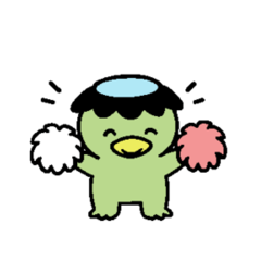 [LINEスタンプ] 河童 「シンプル」