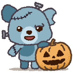 [LINEスタンプ] たっぷりハロウィンモンスターズ