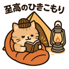 [LINEスタンプ] キャンプ猫キャンパーなら持ってて当然
