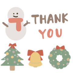 [LINEスタンプ] くすみカラー 冬