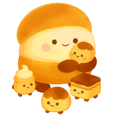 [LINEスタンプ] お団子シリーズ10毎日使える可愛いスタンプ