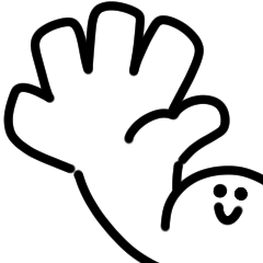 [LINEスタンプ] にっこりマンのじゃんけんポォン！スタンプ