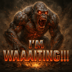 [LINEスタンプ] アンデットゴリラ【絶叫パワー】