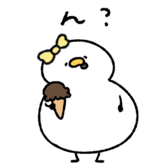 [LINEスタンプ] ぶりっ子なへんてこなアヒル