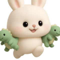 [LINEスタンプ] わがままで純粋で一途なうさぎ