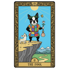 [LINEスタンプ] ボストンテリアのタロットカード