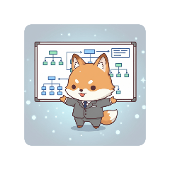 [LINEスタンプ] 中堅ITコンサル・キツネのコン