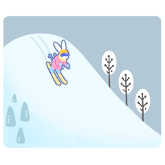 [LINEスタンプ] 冬のふるまい