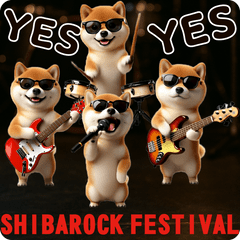 [LINEスタンプ] 動く！SHIBAROCK FESTIVAL