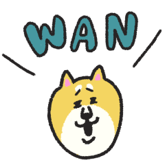 [LINEスタンプ] ▶manpuku商店のWAN☆WANスタンプ