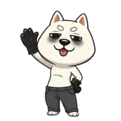 [LINEスタンプ] シバニーズのゴムテ