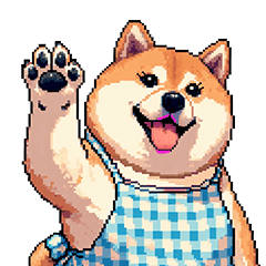 [LINEスタンプ] 母な太っちょ柴犬 主婦の楽しみ