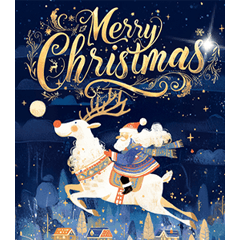 [LINEスタンプ] 背景が動く★大人かわいいクリスマス＆正月