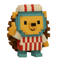 [LINEスタンプ] クリチ大好きハリチくん ver1