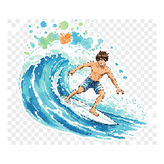 [LINEスタンプ] 輝け！男子スポーツの躍動アニメスタンプ