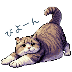 [LINEスタンプ] リアクションするネコ【連絡・あいさつ】