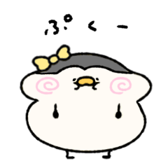 [LINEスタンプ] ぶりっ子なへんてこなペンギン