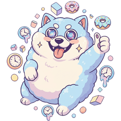 [LINEスタンプ] ユニーク柴犬