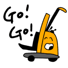 [LINEスタンプ] 笑うリーチフォーク