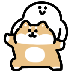 [LINEスタンプ] にっこりマンと愛犬 動くスタンプ