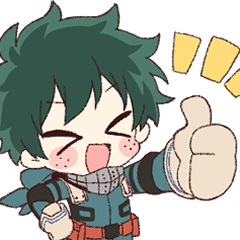 [LINEスタンプ] 動く！ヒロアカスタンプ