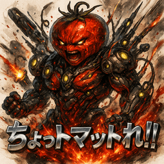 [LINEスタンプ] 侵略！トマト星人