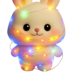 [LINEスタンプ] 本能のまま甘えるうさぎ冬