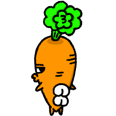 [LINEスタンプ] にんじんしりしりはじめまして