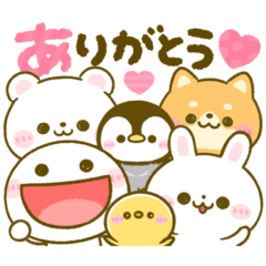 [LINEスタンプ] ちびマロと仲間達♡