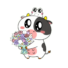 [LINEスタンプ] カエルウシの愛がいっぱい