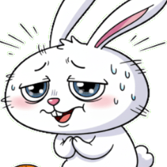 [LINEスタンプ] 崩壊寸前の萌えウサギ