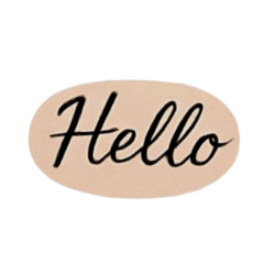 [LINEスタンプ] シンプルな筆記体あいさつ