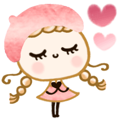 [LINEスタンプ] 敬語♡いちごみるく色