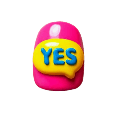 [LINEスタンプ] キュート＆スイーツなネイルチップ♡