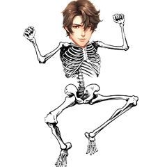 [LINEスタンプ] 骨イケメン